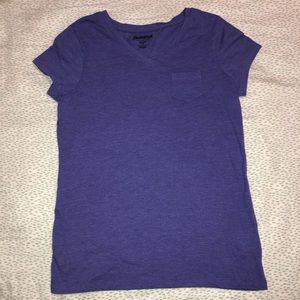 Purple V-Necked T-Shirt